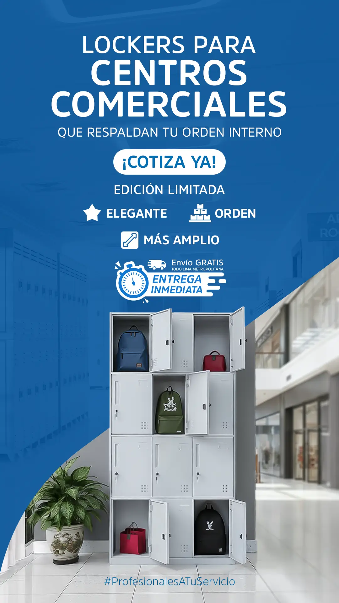 LOCKERS - CENTROS COMERCIALES 3x4 vertical