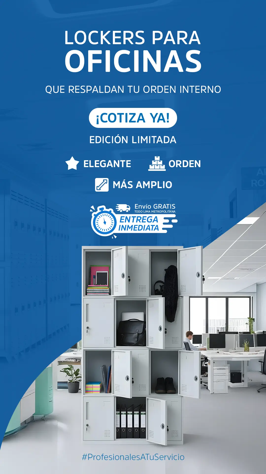 LOCKERS - OFICINAS 3x4 vertical